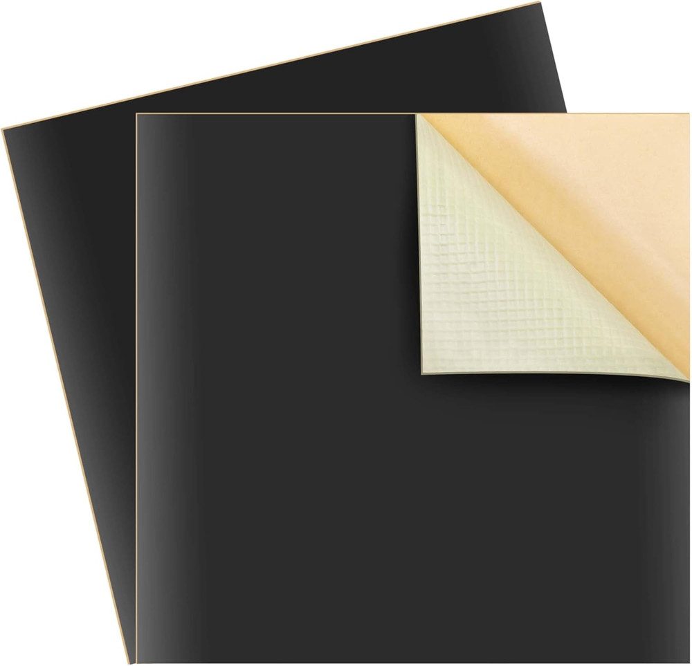 2pcs Pond Liner Repair Patch 8x8" Self Adhesive EPDM Rubber Patch Kit Waterproof
