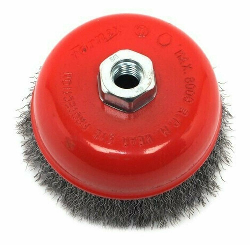 Forney Crimped Wire Cup Brush 5 "