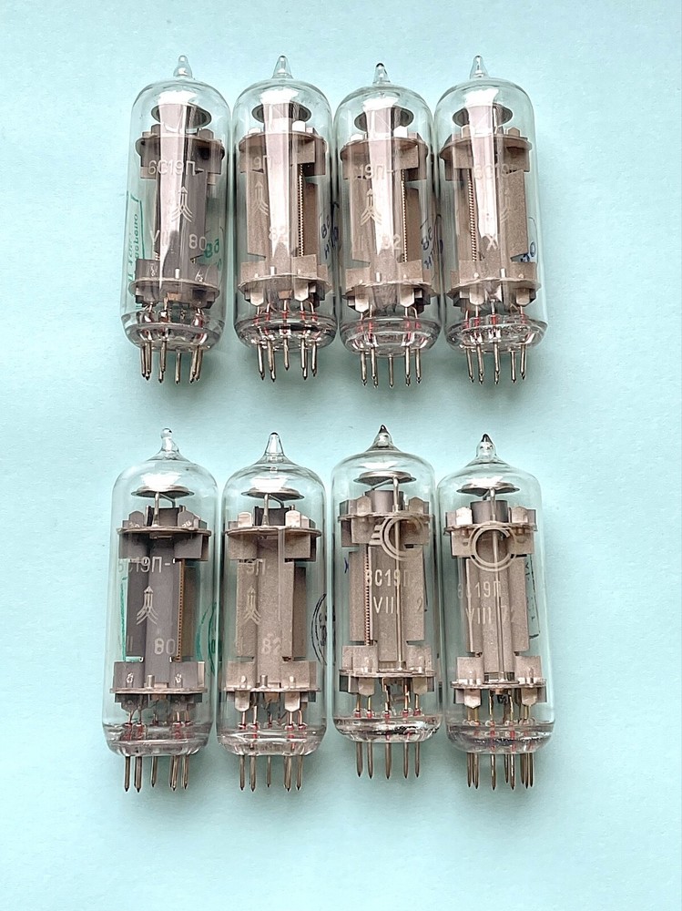 8pcs. 6S19P Triode Tube USSR NOS NEW