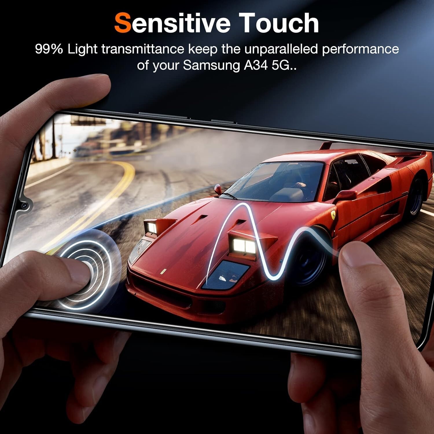 For Samsung A71 A54 A34 A05 A21S Soft Silicone Case Glass Screen Protector