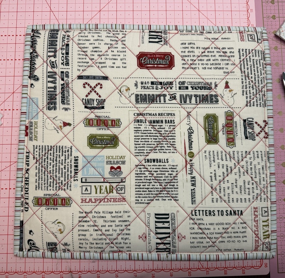 Emmitt & Ivy By Sweetwater Patchwork Handmade Project Bag