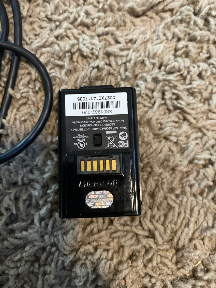 Xbox 360 Play And Charge Kit Controller USB Charging Cable Plug Dongle + Battery