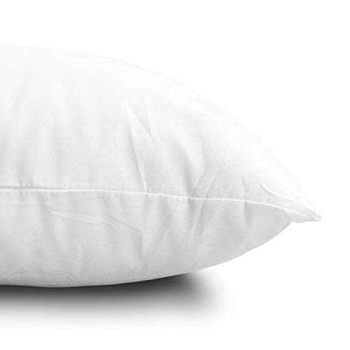 EDOW Throw Pillow Inserts, Set of 4 Lightweight Down Alternative White