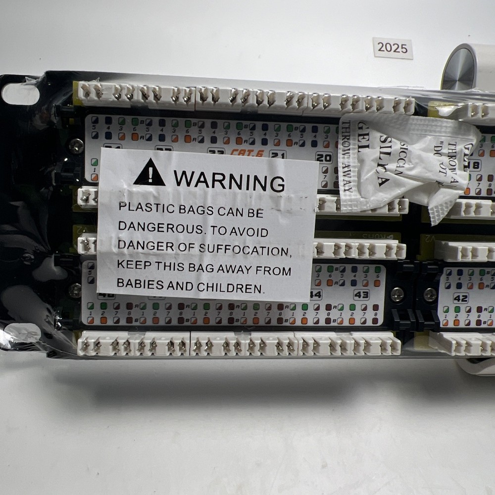 Cable Matters CAT6 POE 48 PORT Back Panel Communications Circuit Accessory