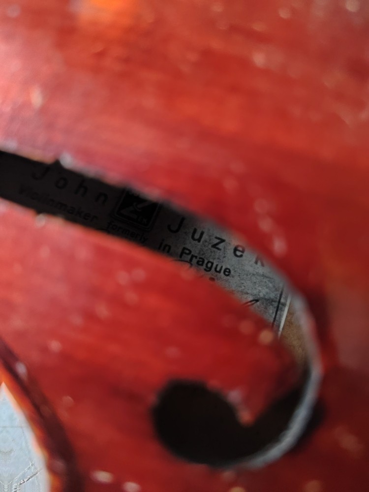 John Juzek Violin With Case Bow Accessories