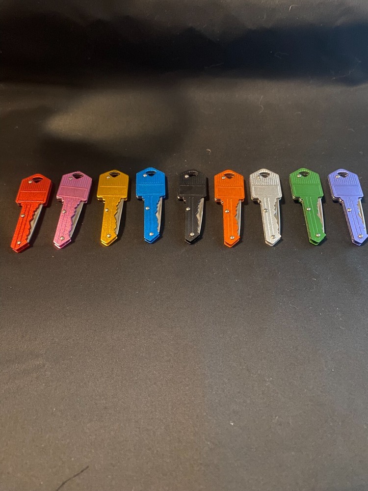 Small Pocket Key Box Cutter Keychain