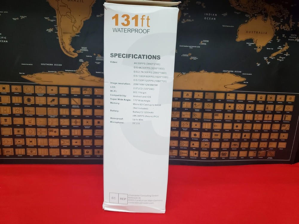 yolasin nimbler 3 action camera 131ft waterproof