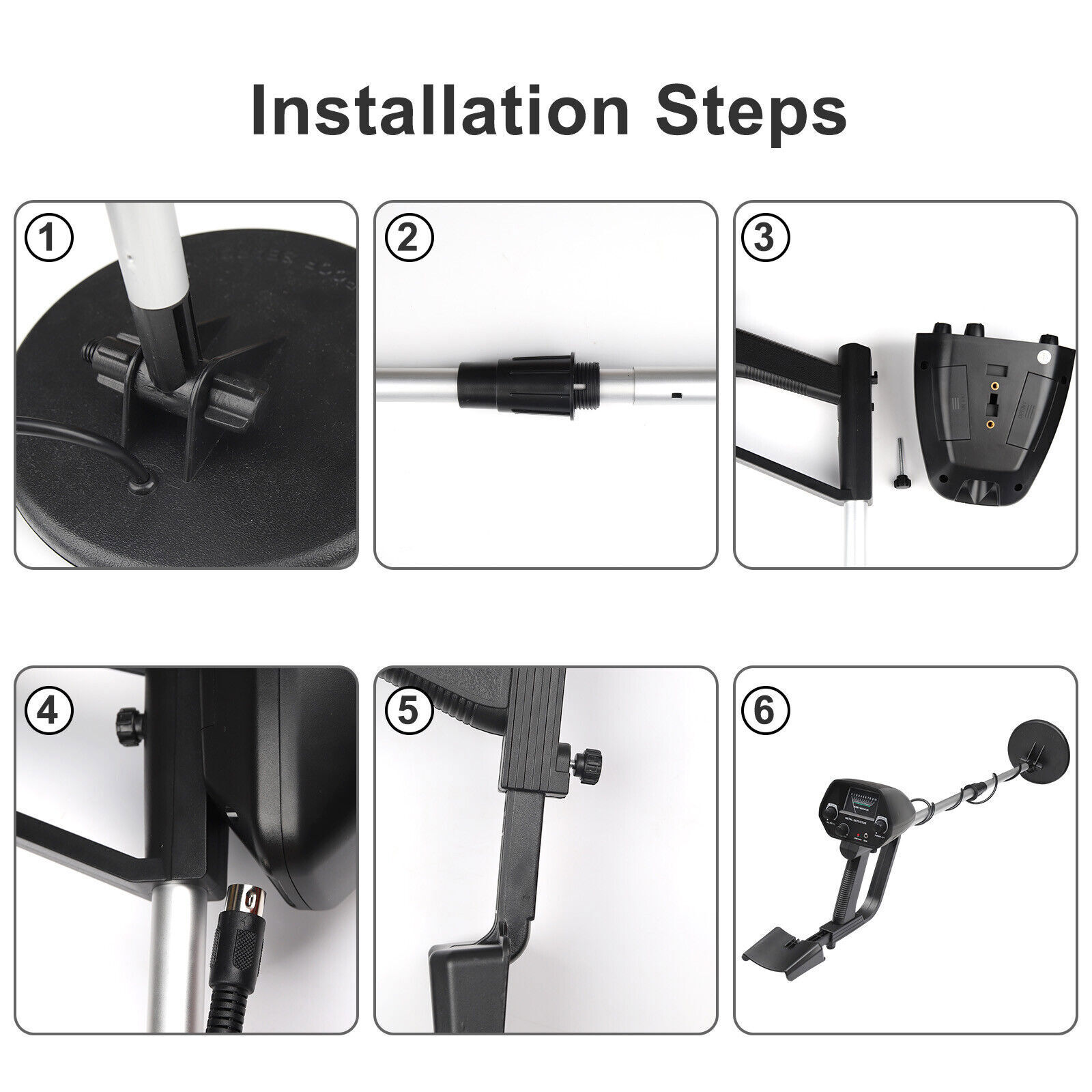 Deep Ground Metal Detector For Adults Underwater Beach Yard Waterproof Seeker US