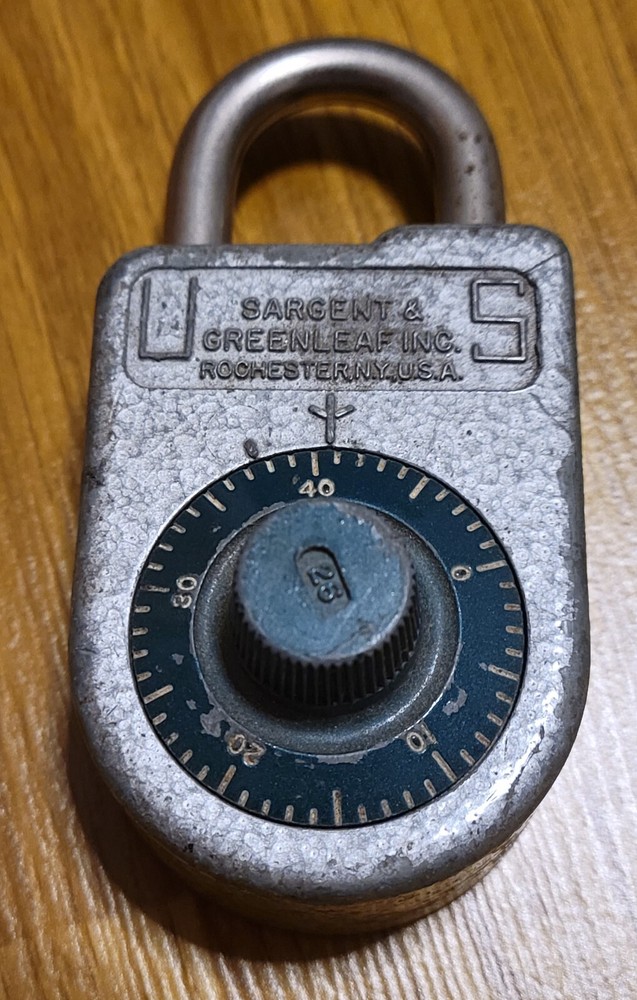 Sargent and Greenleaf Combination Padlock