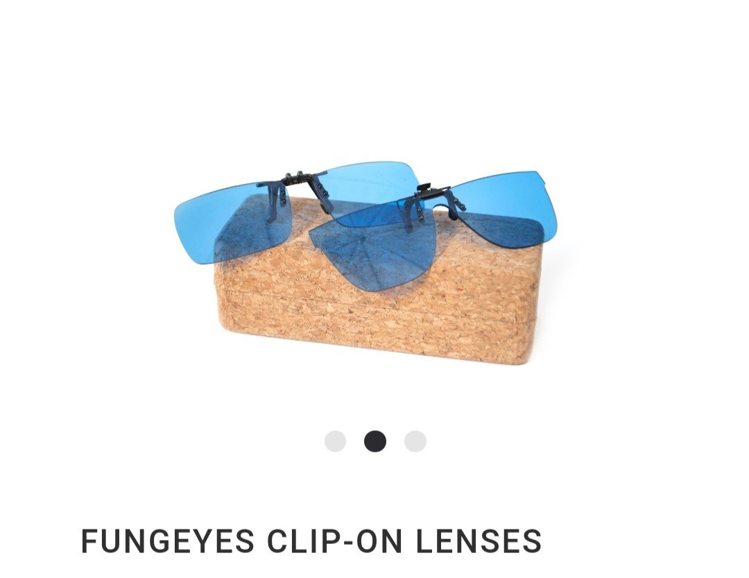 Fungeyes Mushroom & Shed Hunting Clip-Ons!  Not to be used w/ transition lenses!