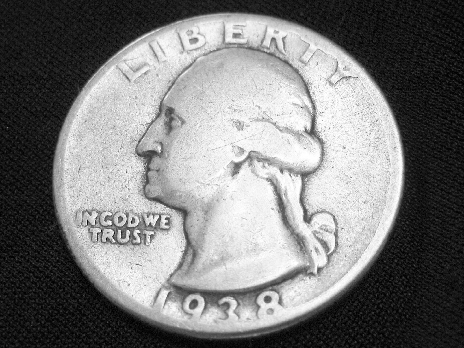 1938 Washington Quarter -- Very Fine