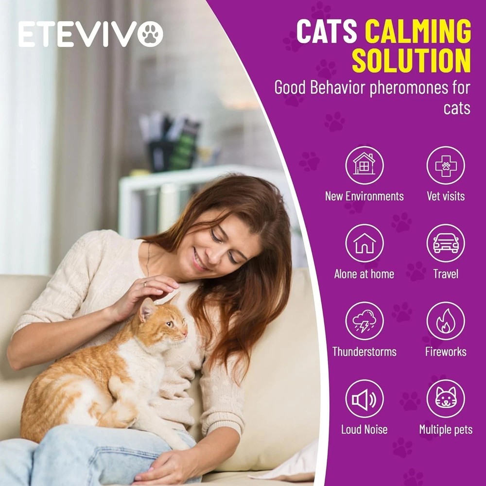 " Therapet MD Cat Diffuser for Cat Anxiety Relief, Cat Pheromones Calmi "