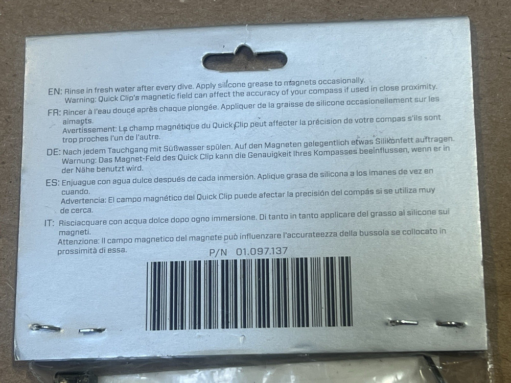 Scuba Pro Quick Clip Magnetic Multi Holder (New)