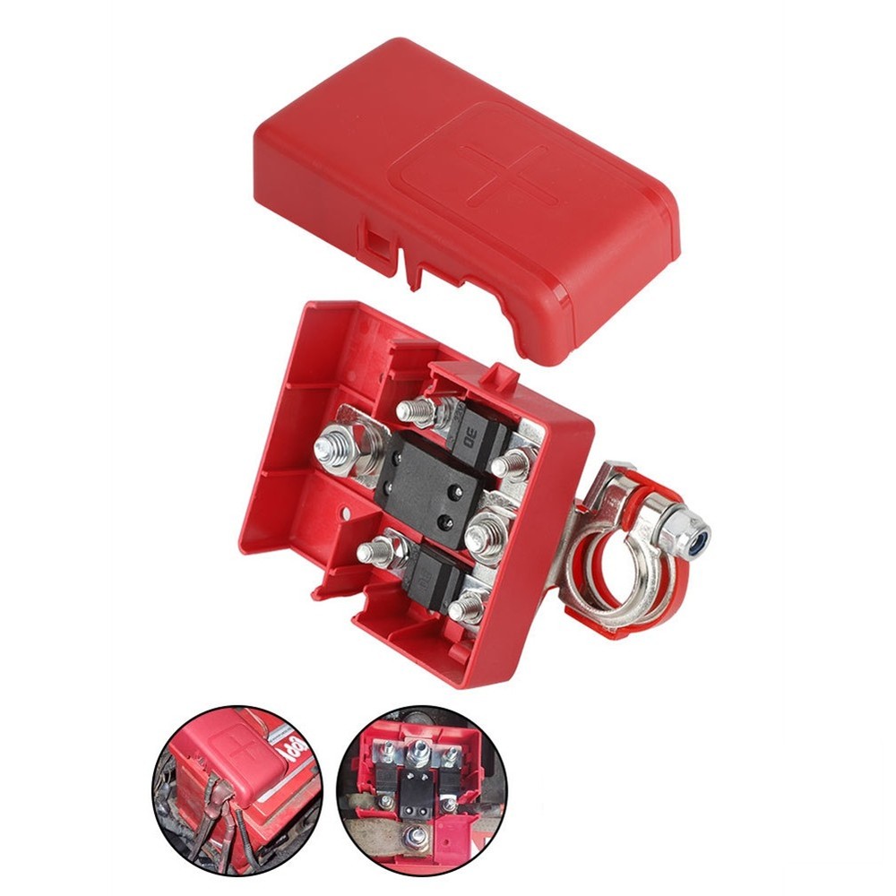 32V 400A Car Battery Distribution Terminals with Quick Release and Fuse 8774