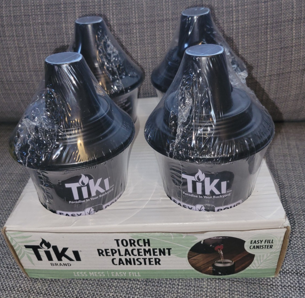 TIKI 12 oz. Torch Canister with Easy Pour System (4-Pack)