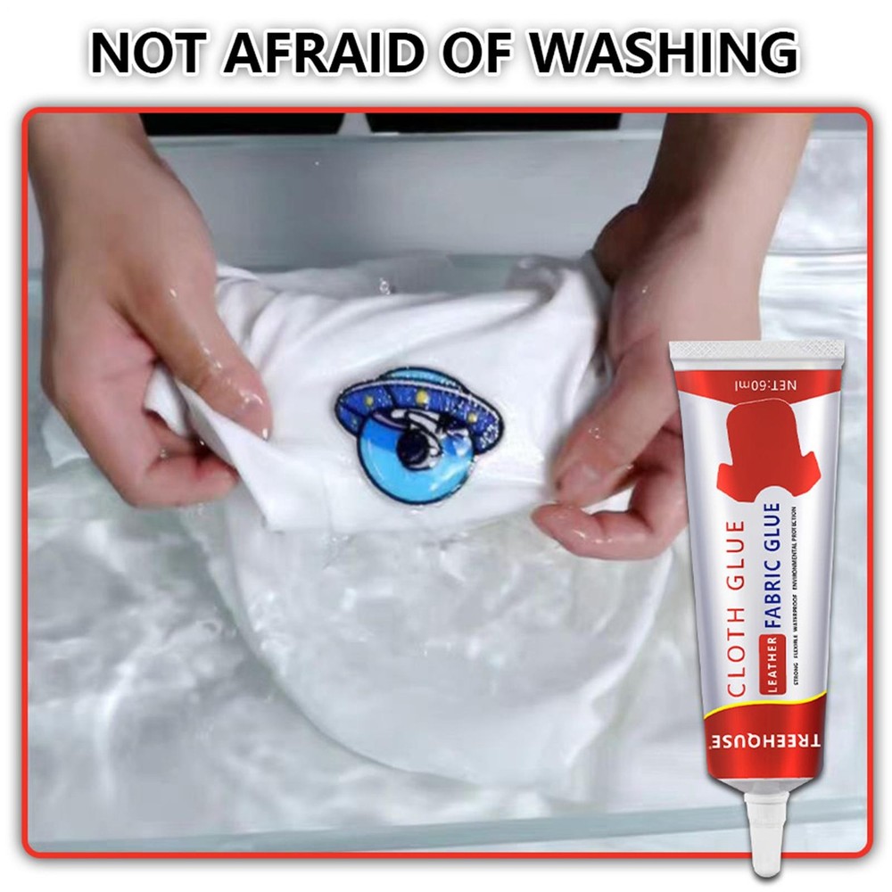 60ml Clear Leather Adhesive Car Seat Glue For Sofas, Purses, Leather Bonding