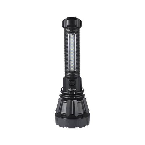 350LM Rechargeable LED Flashlight, 2.5W Tactical Flashlight with Type-C,