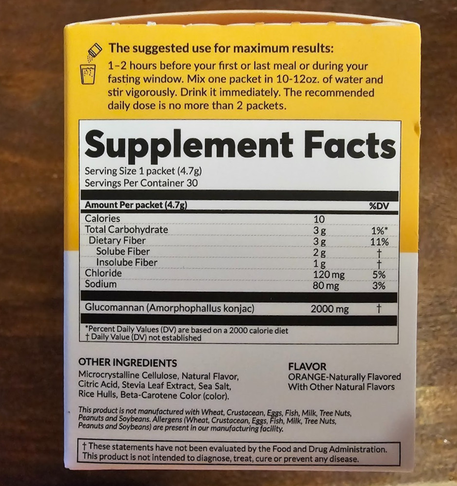 DoFasting Appetite Suppressant – The Essential Fiber Complex