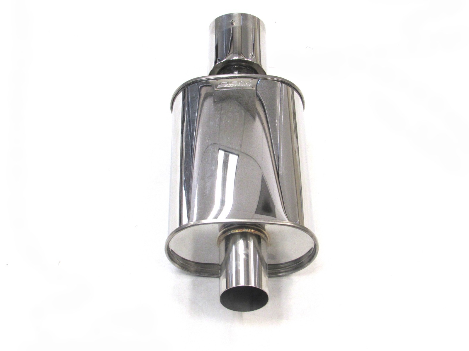 OBX Stainless Forza Tuning Muffler Harpoon 3.0" Center In Performance Universal