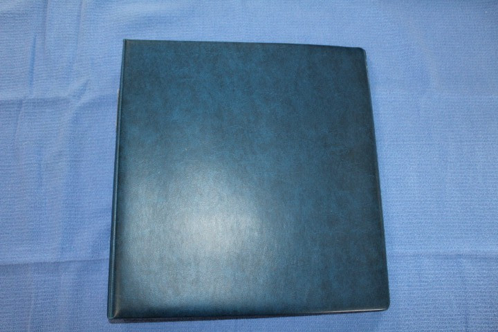 Lindner Blue 18 Ring binder with Dustcase BlueLakeStamps SUPER