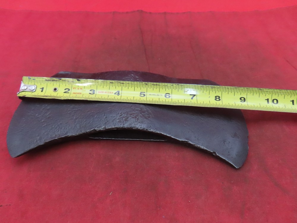 VTG BLUEGRASS DOUBLE BIT 3 lb 1 oz AXE HEAD LOGGING TOOL LUMBERJACK TOOL PITTED