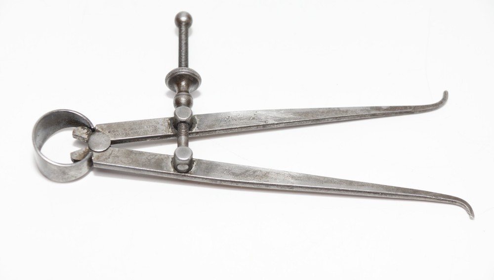 Starrett Flat Leg Divider & Internal Caliper Pair, USA