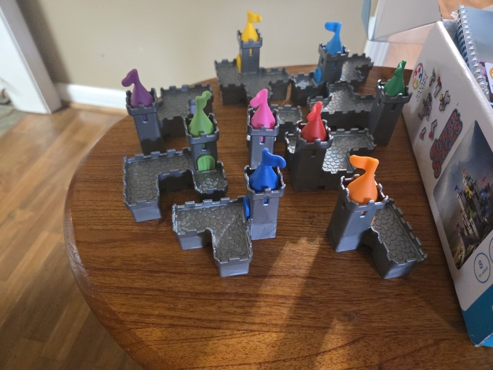 Tower Stacks ( Castles Version) By Smart Games Solo Puzzle.