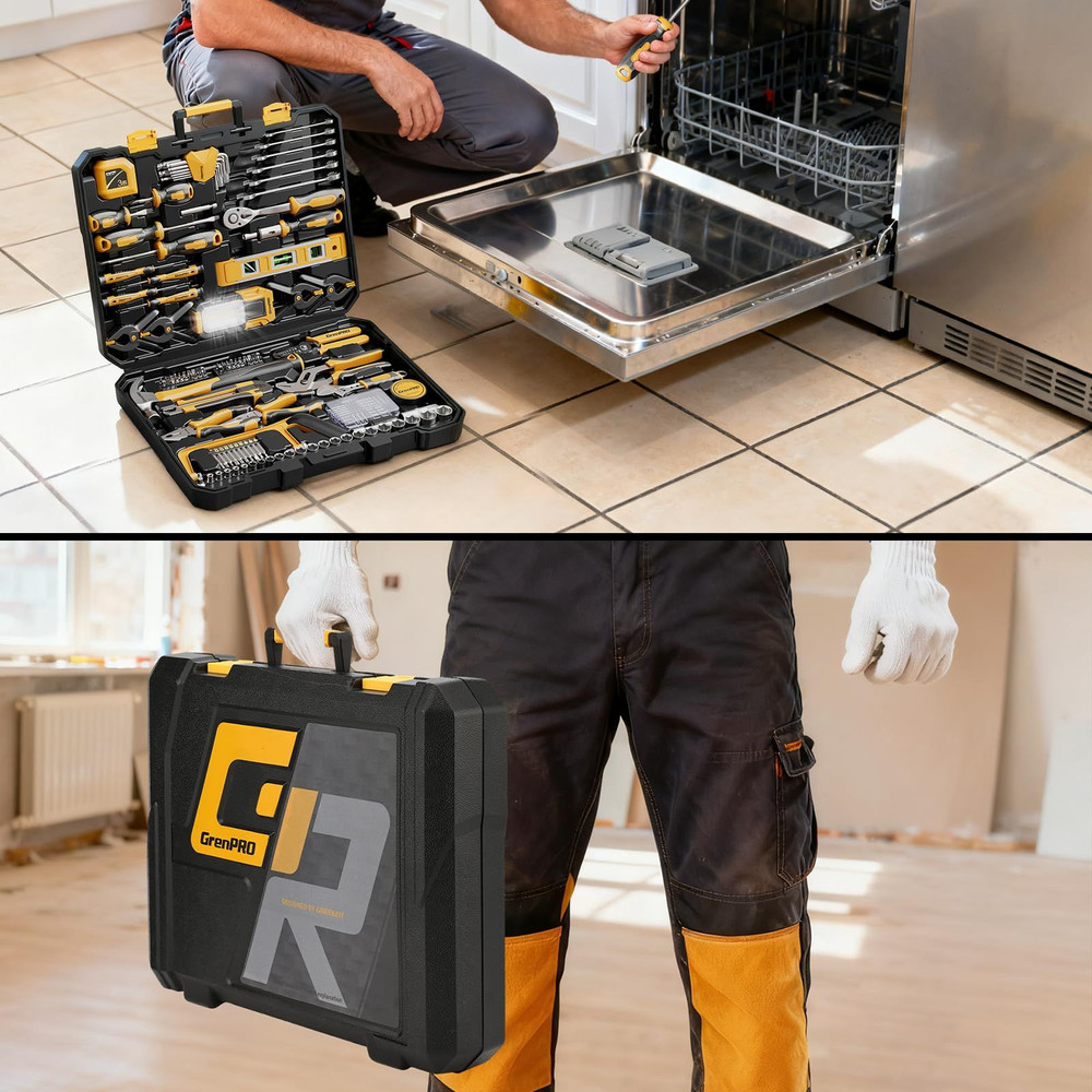 GRENPRO 239PCS Tool Set Kit For Home, Basic Household