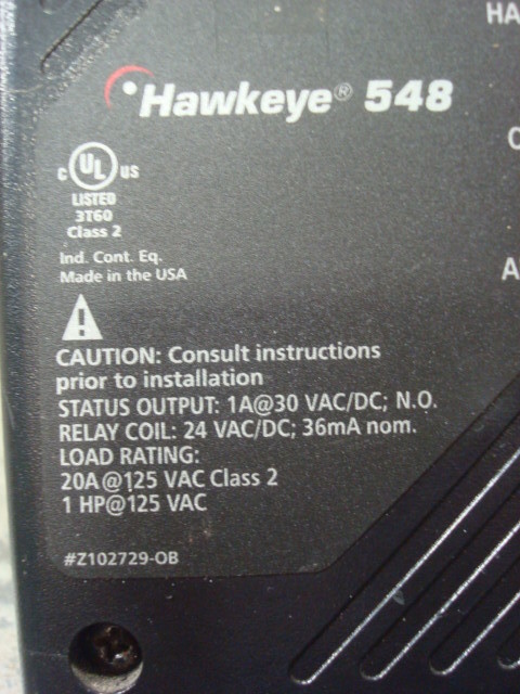 USED Veris Industries Hawkeye 548 Current Switch Module Z102729-OB