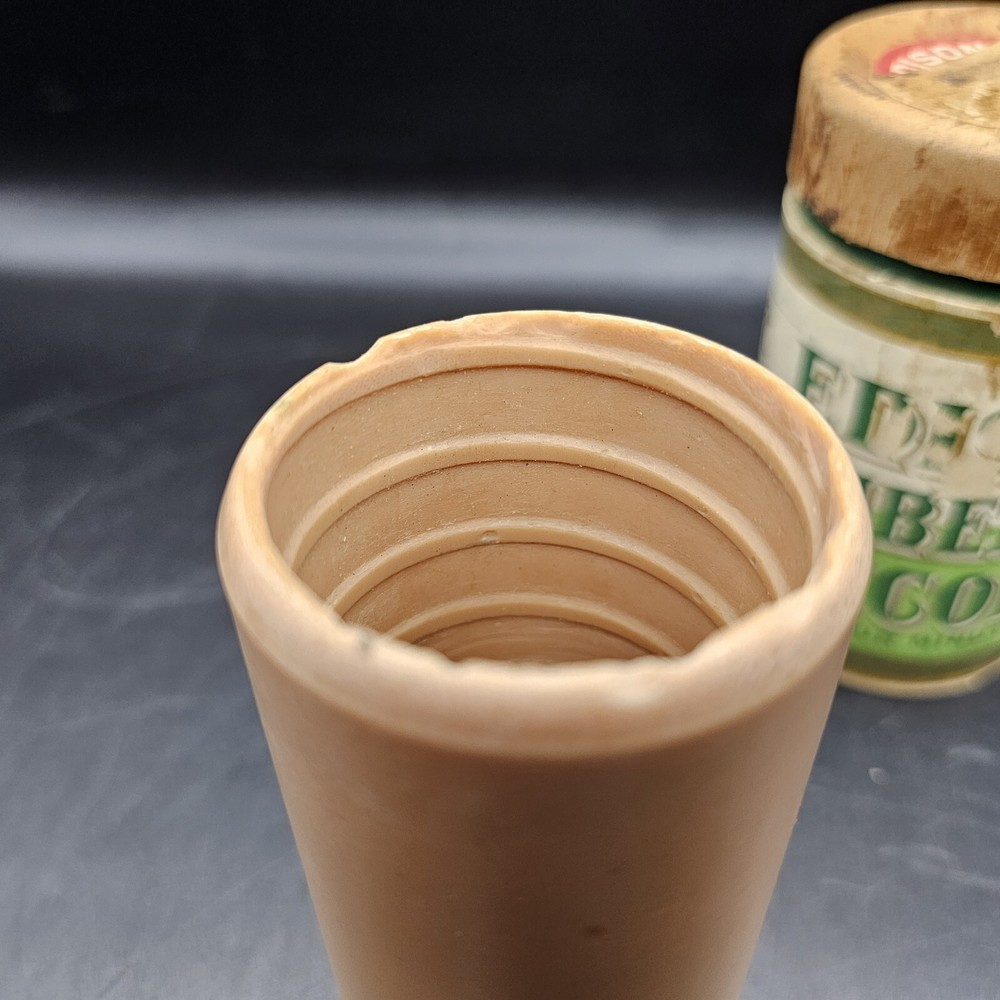 Edison Brown Wax Cylinder Record
