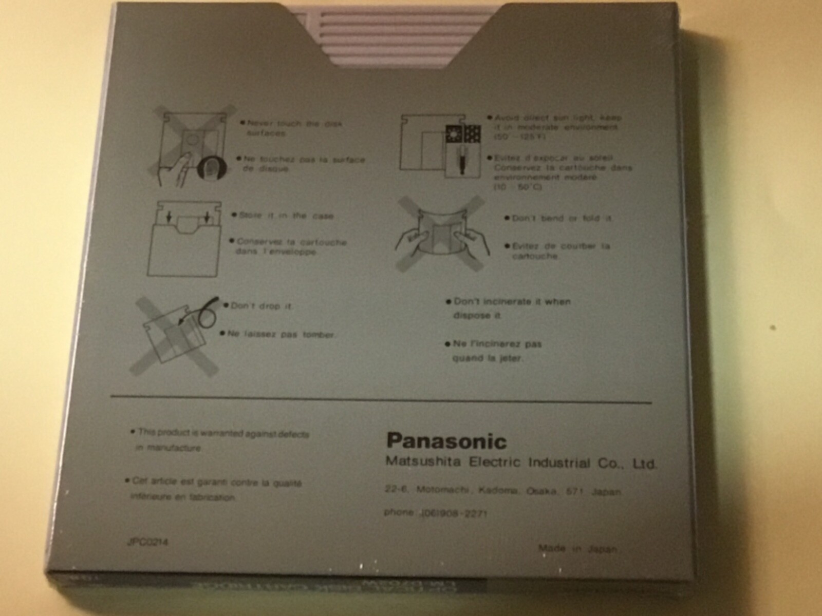 New Lot of 23 Panasonic LM-D702W Rewritable 1GB Magneto Optical Disk2 Sided