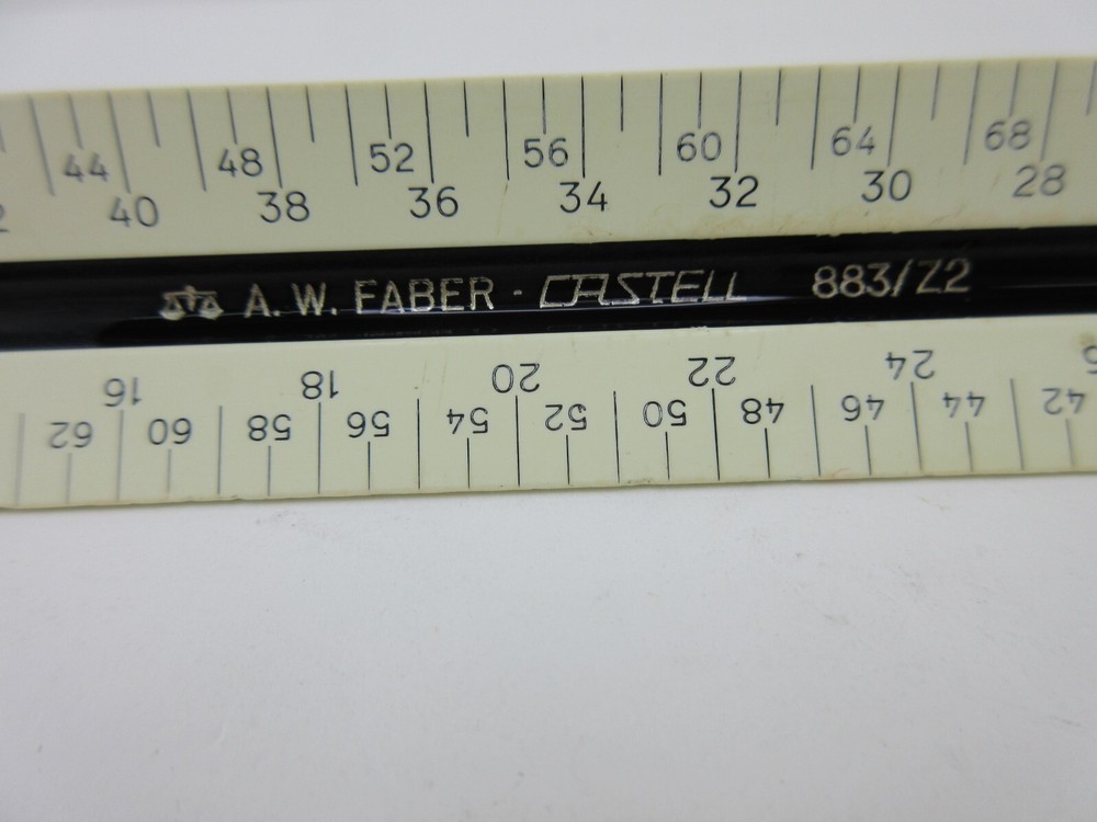 A.W. Faber-Castell 883/Z2 Engineer Scale Ruler Germany – Triangular Drafting