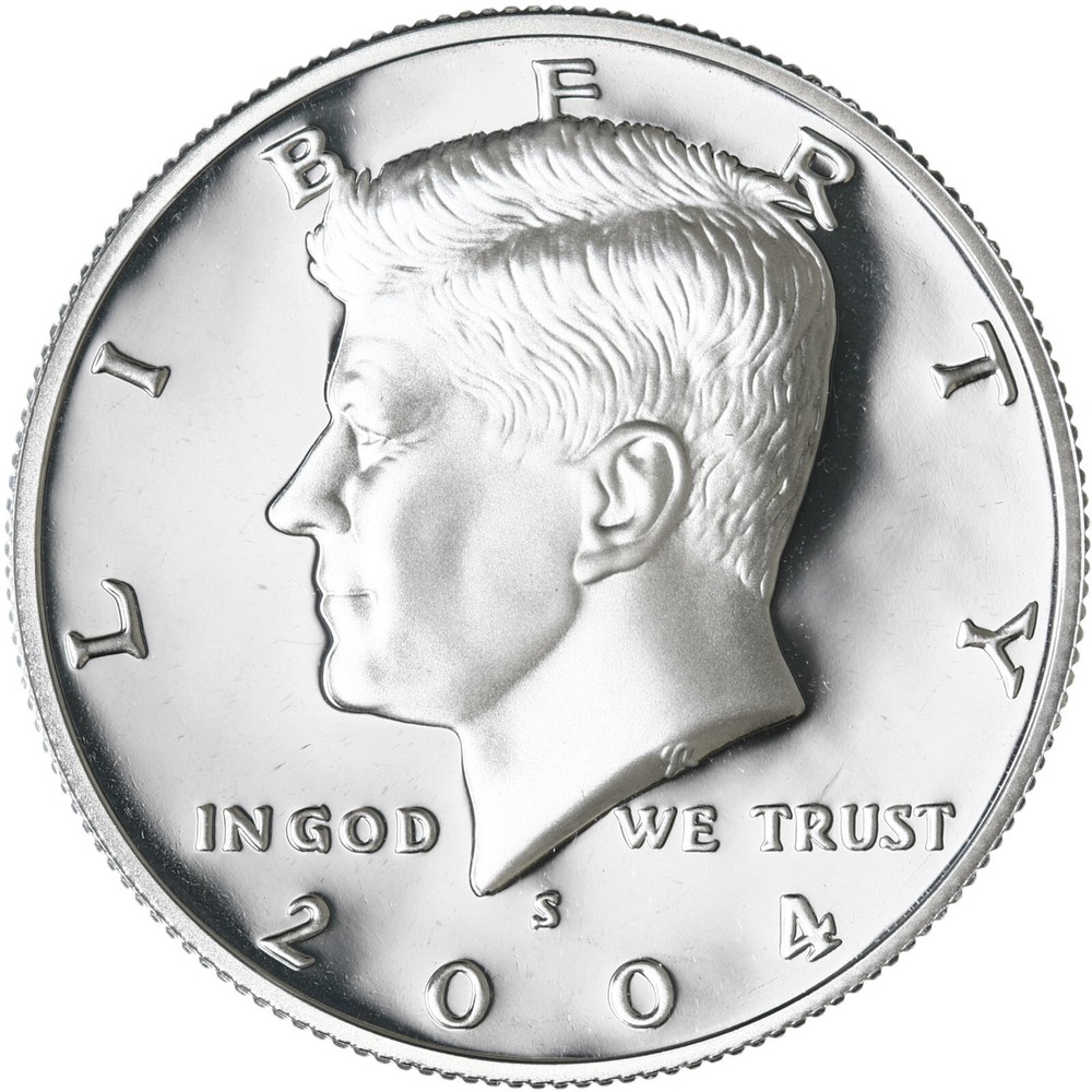 2004 S Kennedy Half Dollar Gem DCam Proof 90% Silver