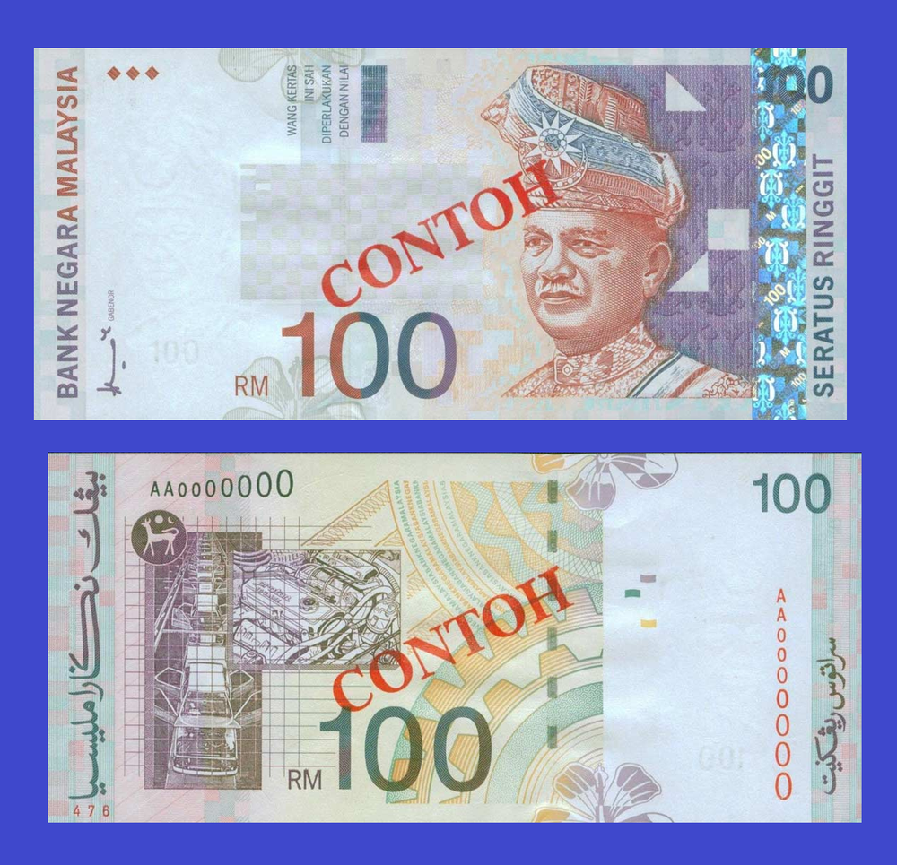 MALAYSIA 100 RINGGIT 2001 - Copy