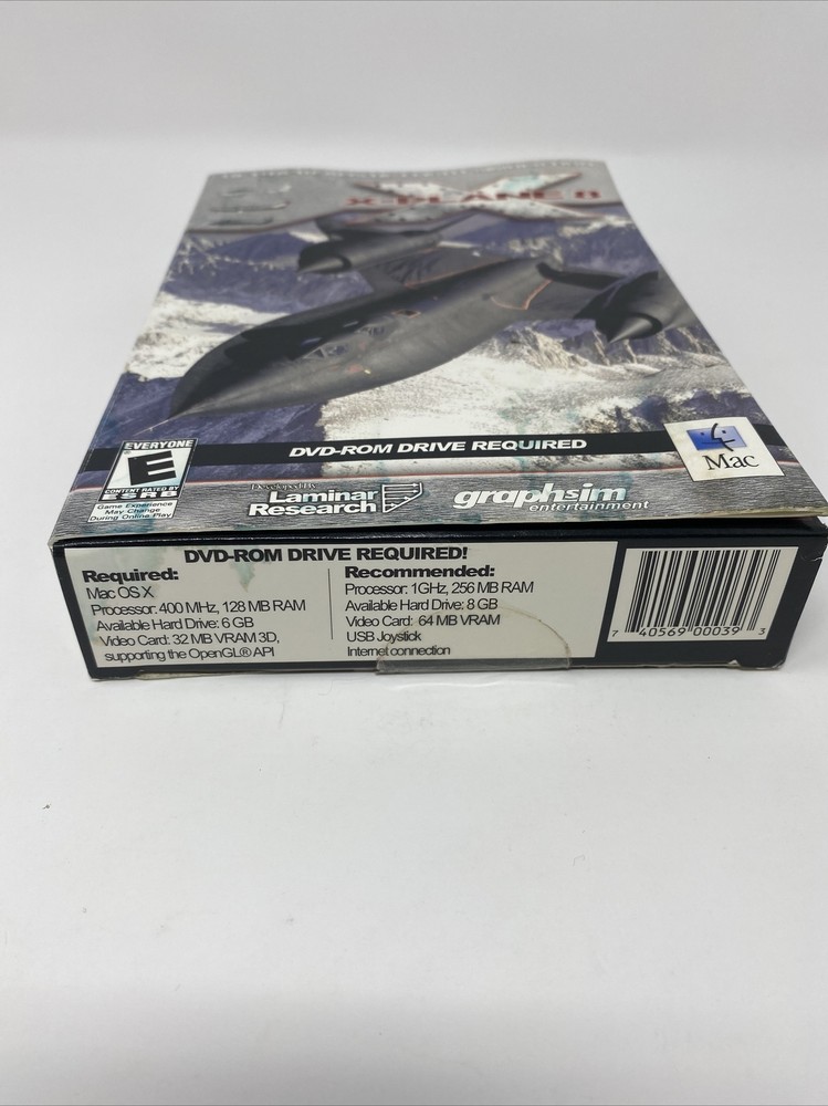 X-PLANE 8 Flight Simulator Mac OS X Graphsim Entertainment X Plane