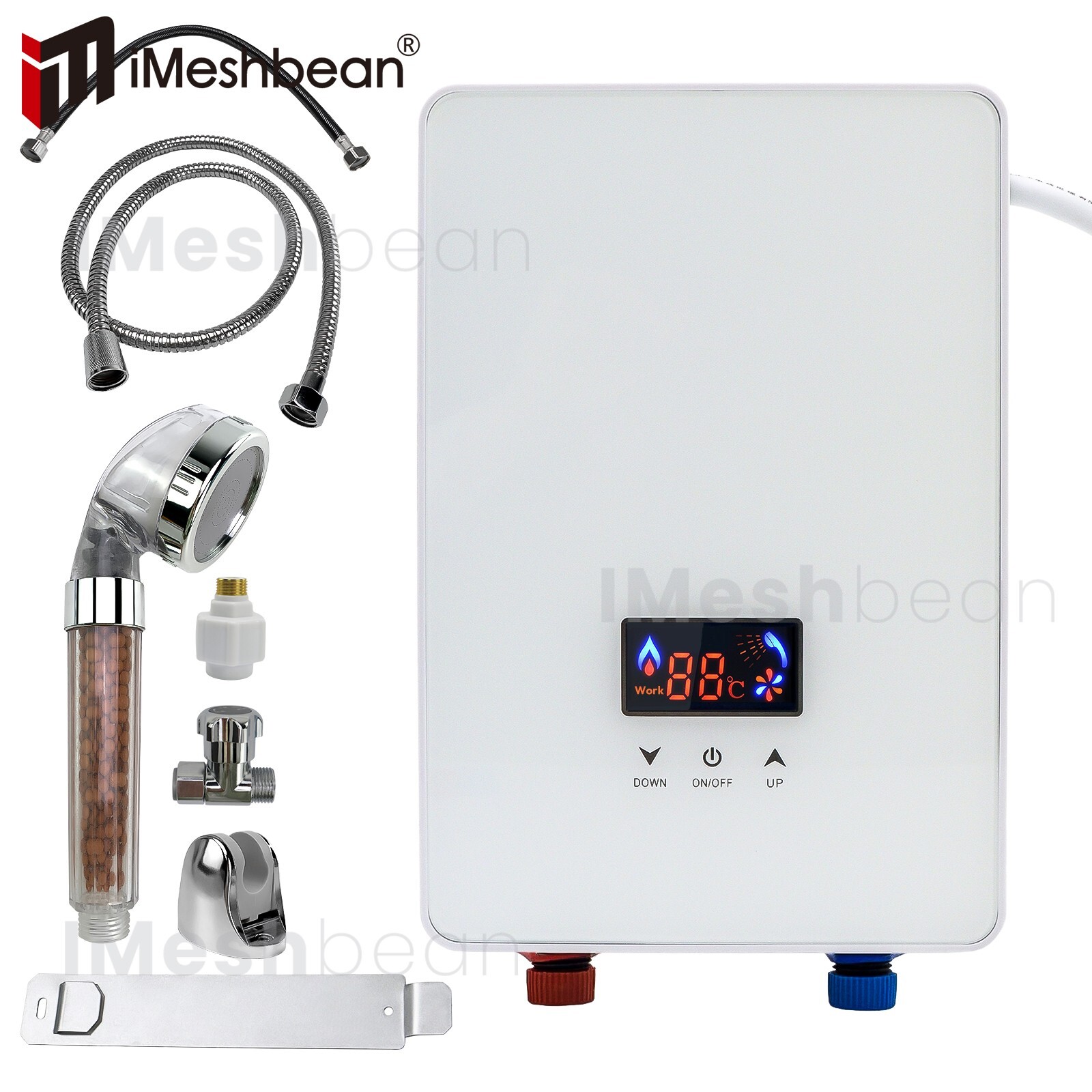 6500W Tankless Electric Hot Water Heater Instant Boiler On Demand Whole House