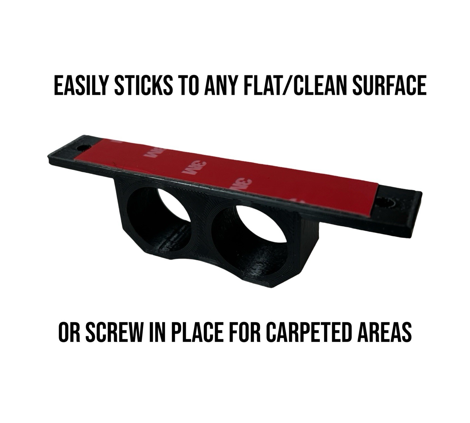 Double Drain Plug Holder For 1" Plugs- Fishing Boat Accessory &Organizer Storage