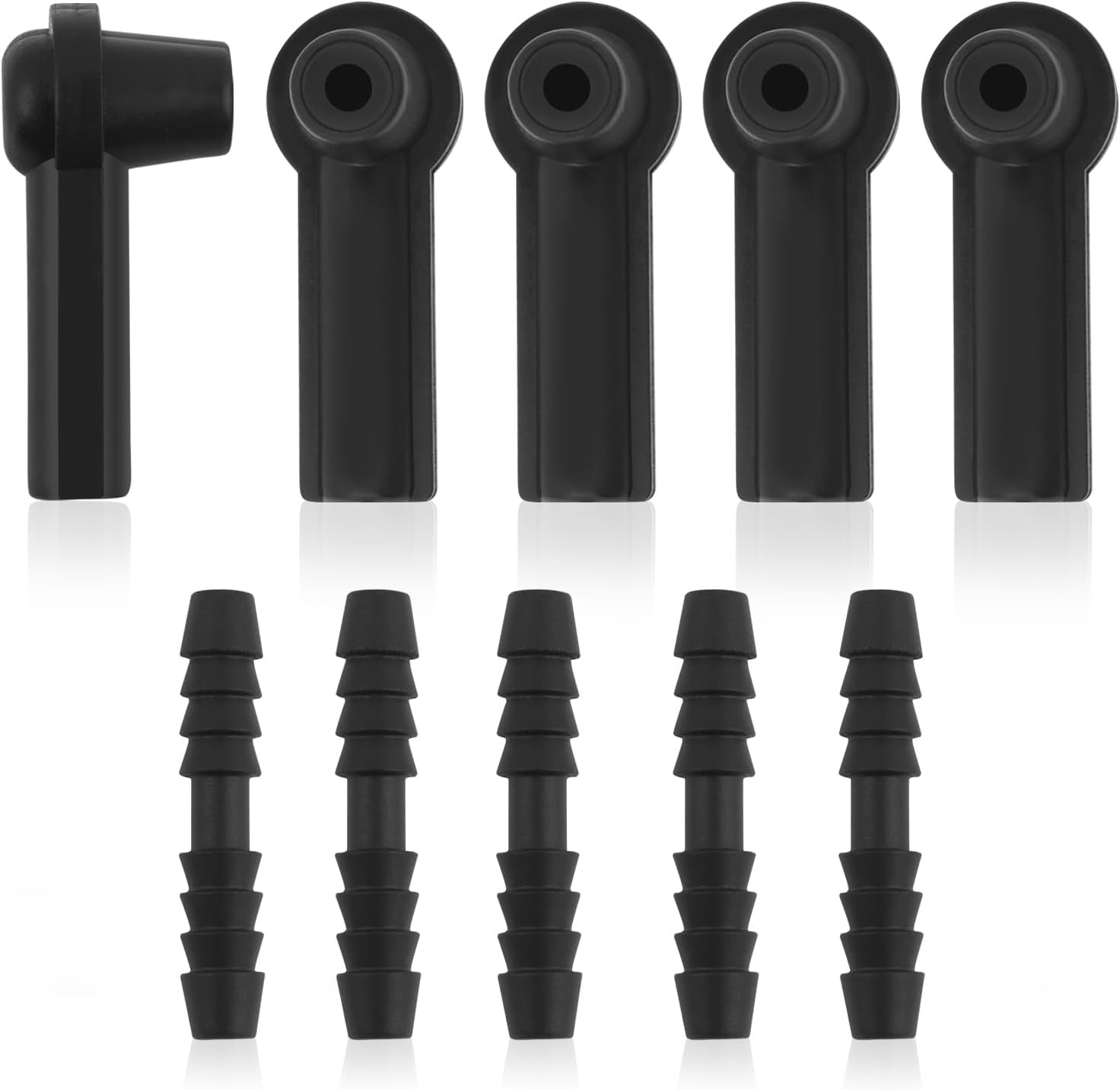 5PCS Brake Bleeder Kit Connector,Brake Fluid Bleeder Kit Bleeding Adapter Joint