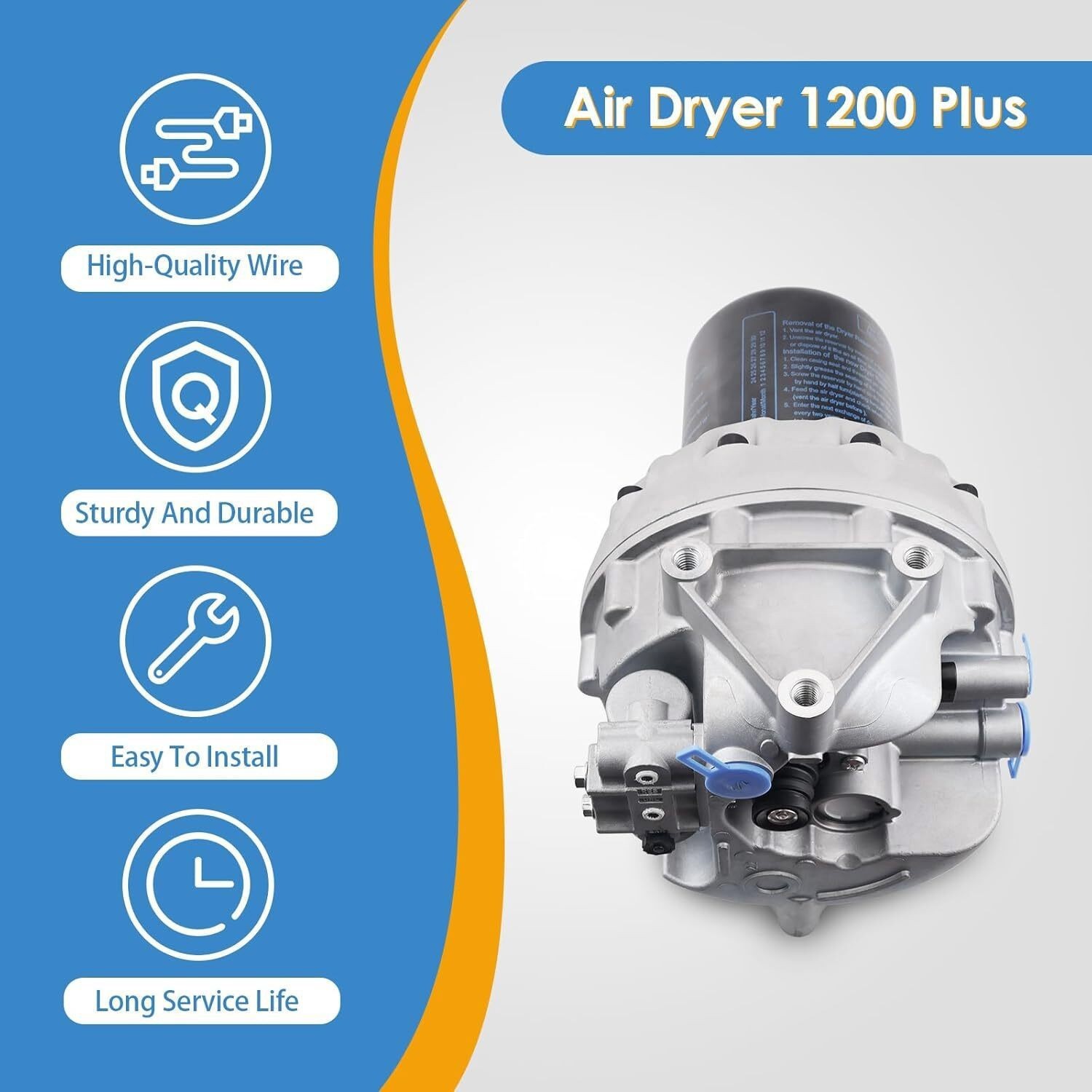 Air Dryer System Saver 4324711010 for Freightliner Cascadia Wabco