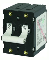 Blue Sea Circuit Breaker Single Pole Black 40A