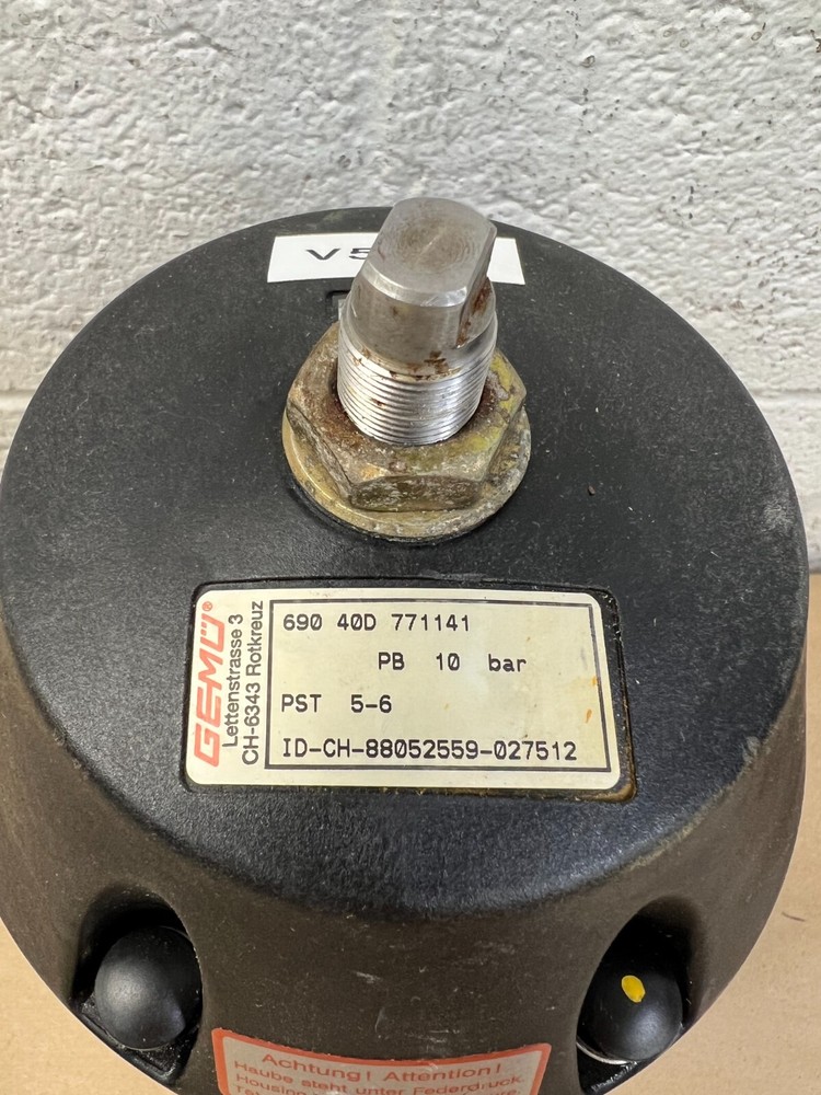 Gemü DN 40 PN10 DA 50 PP Diaphragm Valve