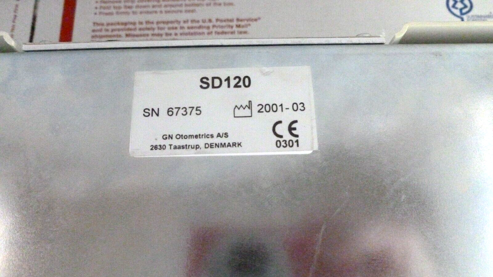 Siemens Unity PC Audiometer Med/Lab Hearing Instrument Analyzer SD120 MAIN UNIT