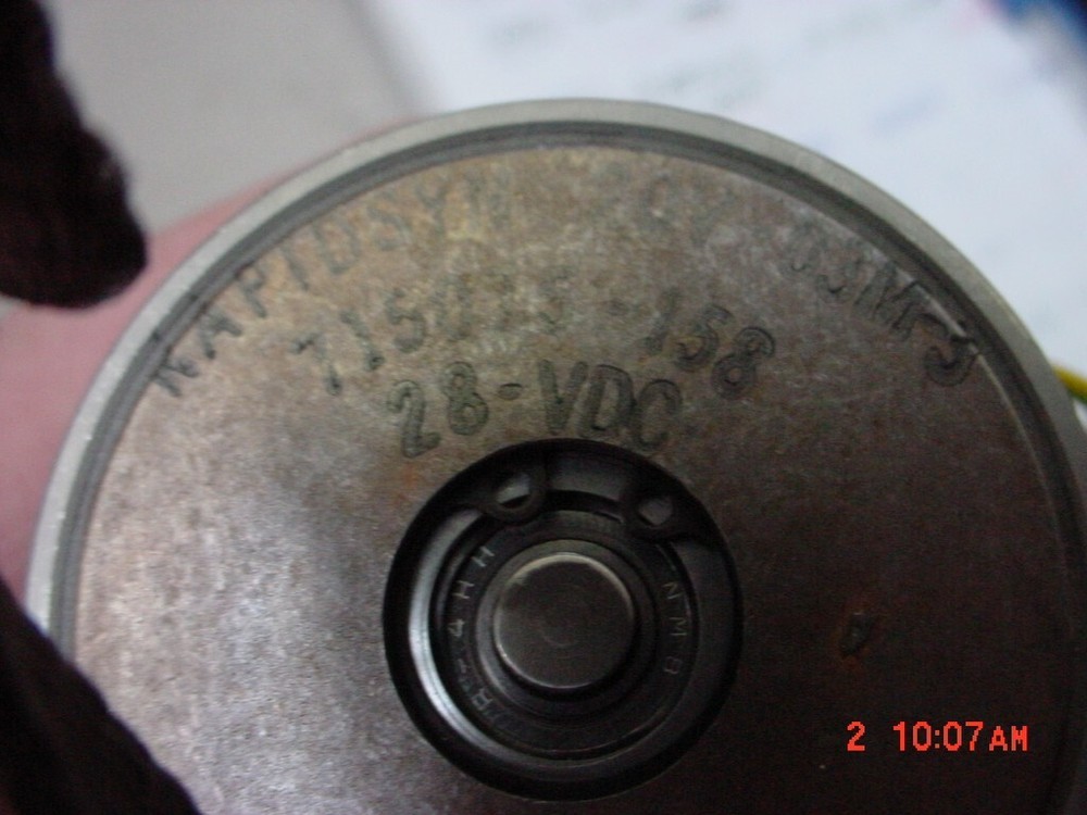 Rapidsyn 715075 motor 28VDC