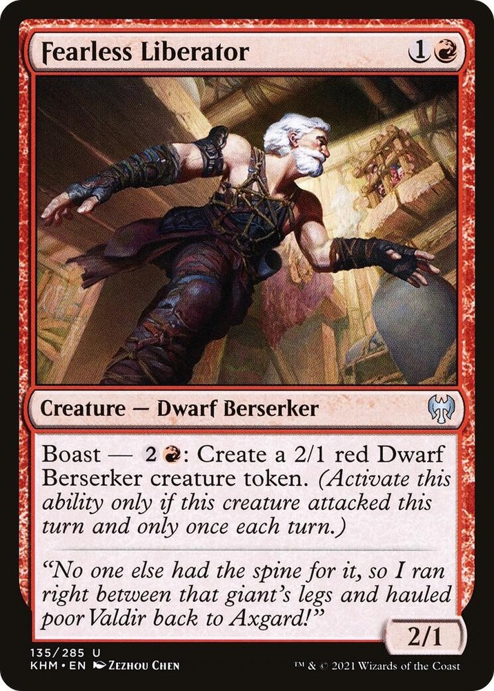 Fearless Liberator Kaldheim 135 MTG LP