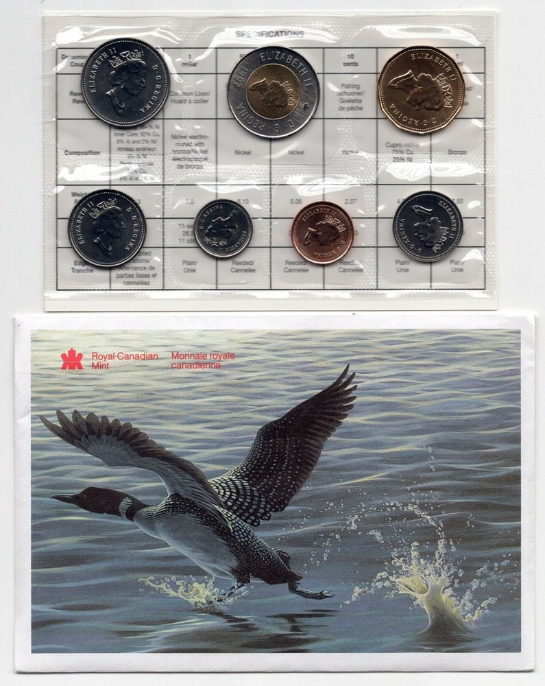 1997 Canada PL Uncirculated Proof Like Coin Set Winnipeg