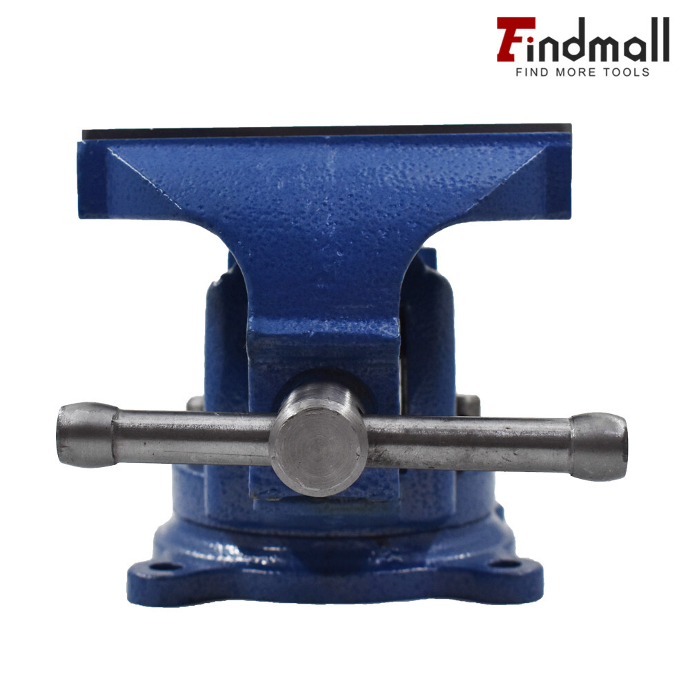 4" Bench Vise with Anvil Swivel Locking Base Table top Clamp Heavy Duty Vice