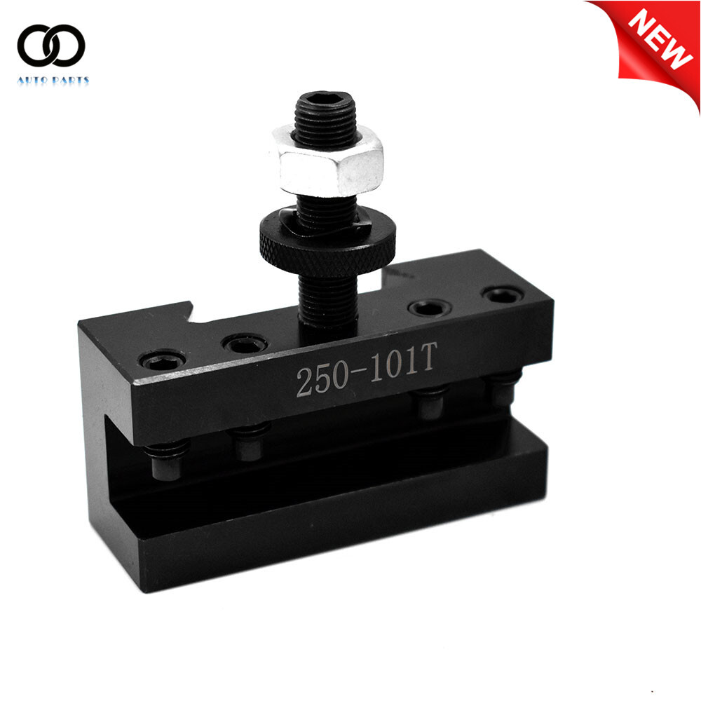 Piston Type Tool Post Tool Holder Set AXA 250-100 for Lathe 6 - 12" 2Pcs