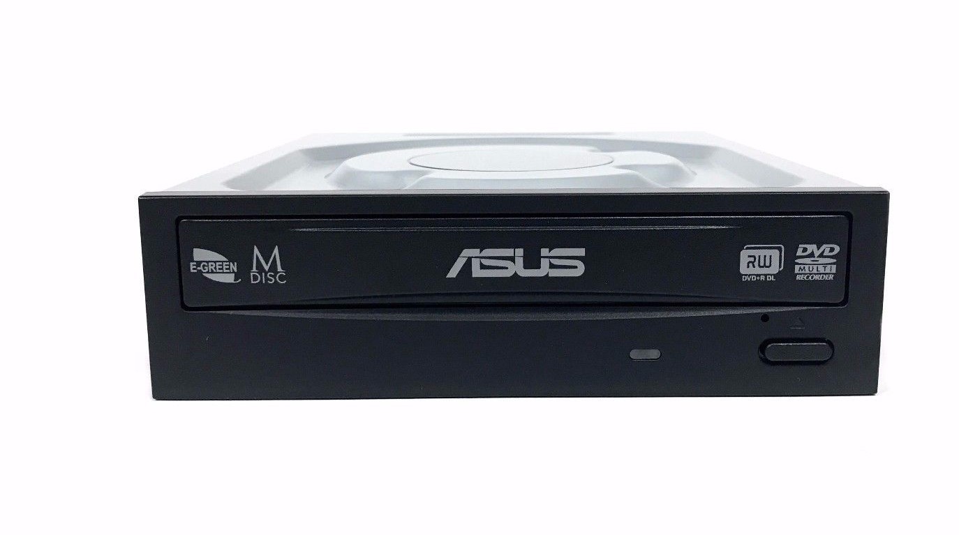 ASUS 24X Internal Desktop SATA CD DVD RW DL Burner Re-Writer Drive + Software