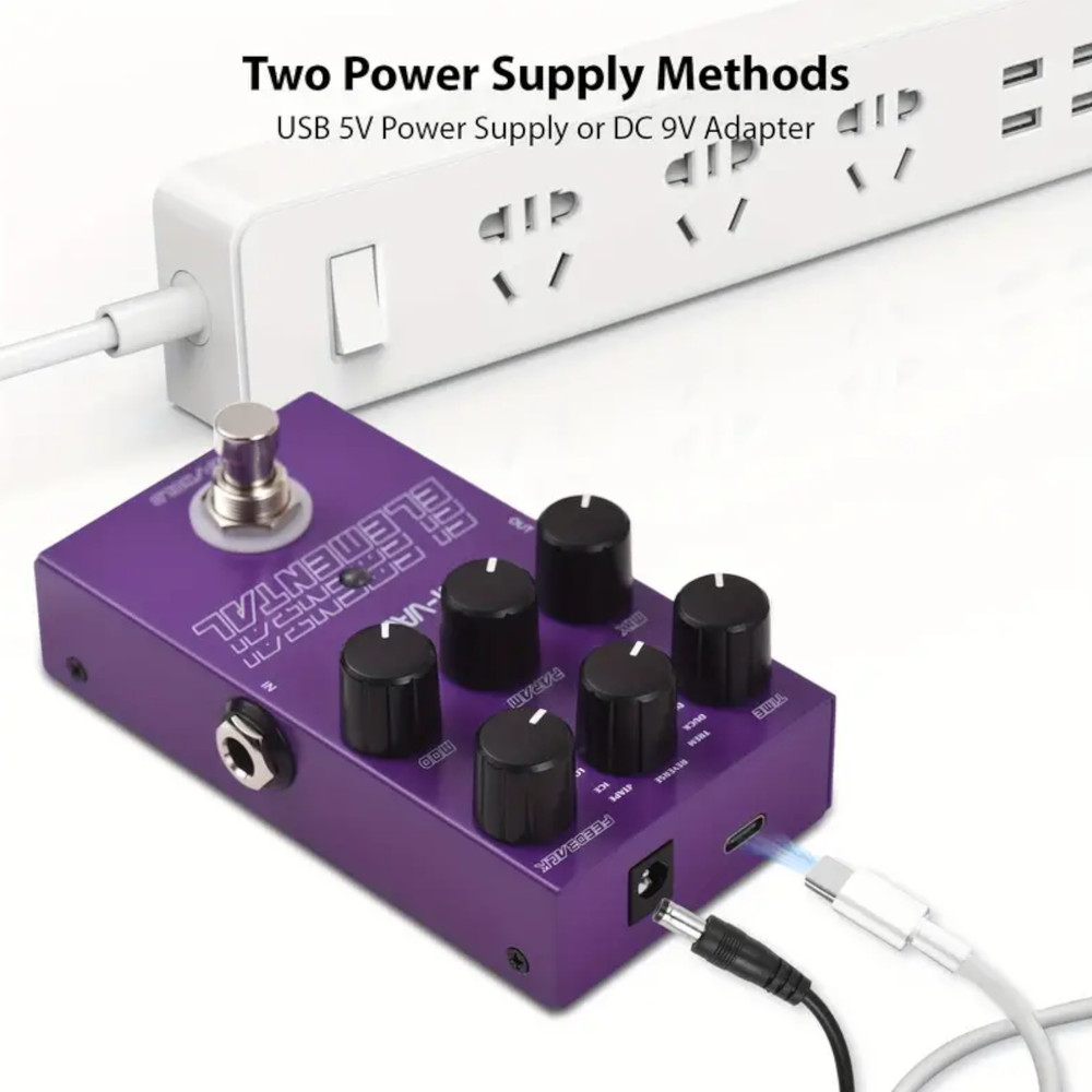 M-Vave Elemental Guitar Delay Effects Pedal / 9 Delay Effects