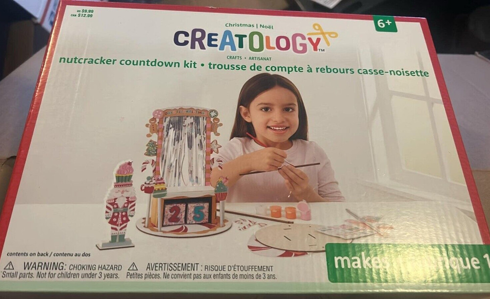 Creatology Nutcracker Countdown Kit - Children’s Holiday Christmas Craft